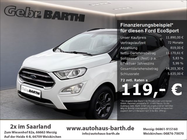 Ford EcoSport 99.345 km 11.890 &euro; Merzig / Weiskirchen 66663