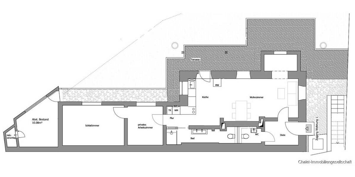 Etagenwohnung Tegernsee - 2 Zimmer, 85 m&sup2;, 650.000&euro; | Angebot:25699160