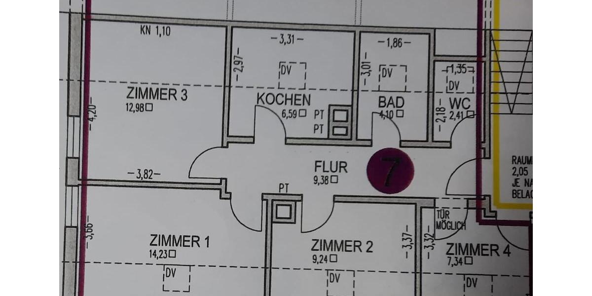 Dachgeschoßwohnung Donaueschingen - 4 Zimmer, 69 m&sup2;, 162.500&euro; | Angebot:25589393