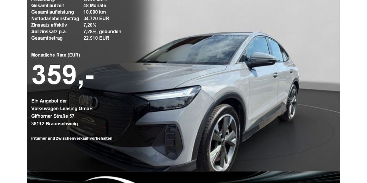 Audi Q4 e-tron 50.741 km 32.940 &euro; Sigmaringen 72488