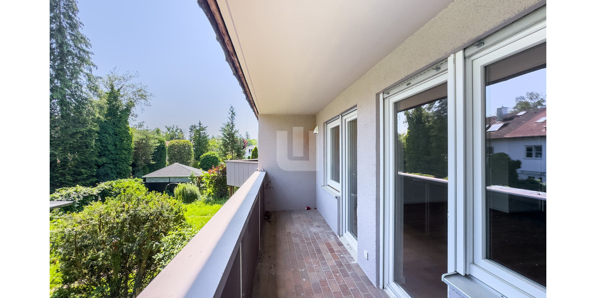 Haus in Haus - hochwertig sanierte Maisonette-Whg. mit drei Balkonen am Ortsrand von Gröbenzell - Maisonettenwohnung Gröbenzell | Angebot:25838795