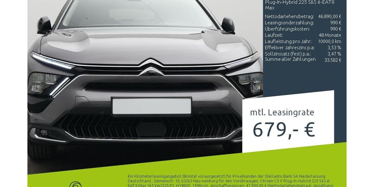 Citroen C5 X 7.000 km 46.890 &euro; Ahaus 48683