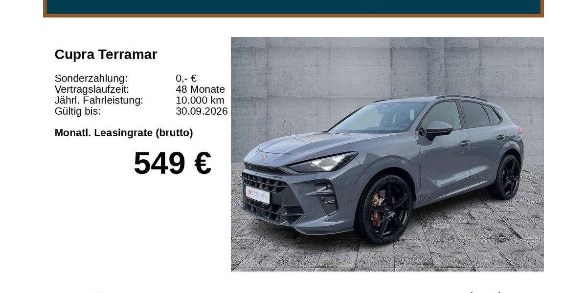 Cupra Terramar 1.500 km 49.890 &euro; Mitterteich 95666