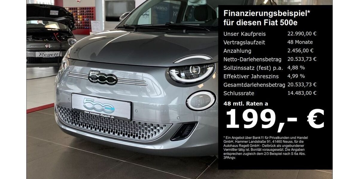 Fiat 500e 6.330 km 22.990 € Delbrück-Westenholz 33129