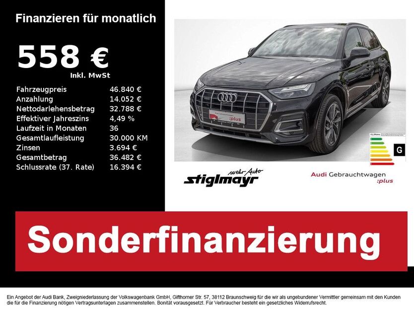 Audi Q5 20.736 km 46.840 € Pfaffenhofen 85276