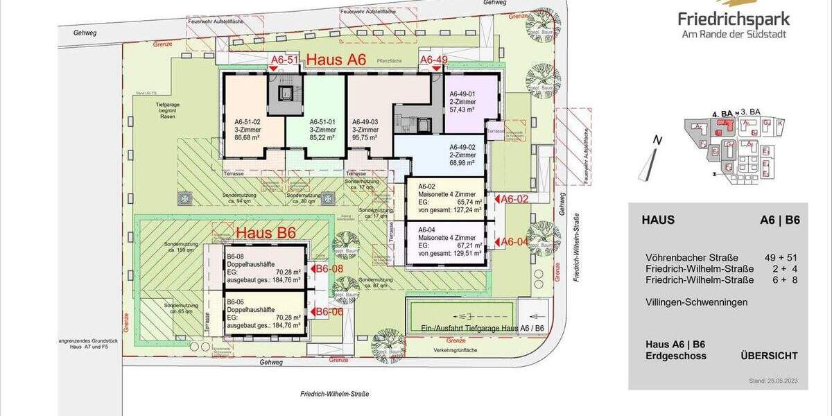 Etagenwohnung Villingen-Schwenningen Villingen - 3 Zimmer, 86 m&sup2;, 458.400&euro; | Angebot:24767982