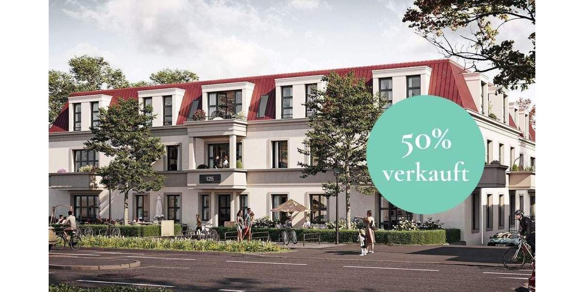 Dachgeschoss bei Berlin: 4 Zi., 105,18 m², 2 Loggias + Gästebad 4 zimmer