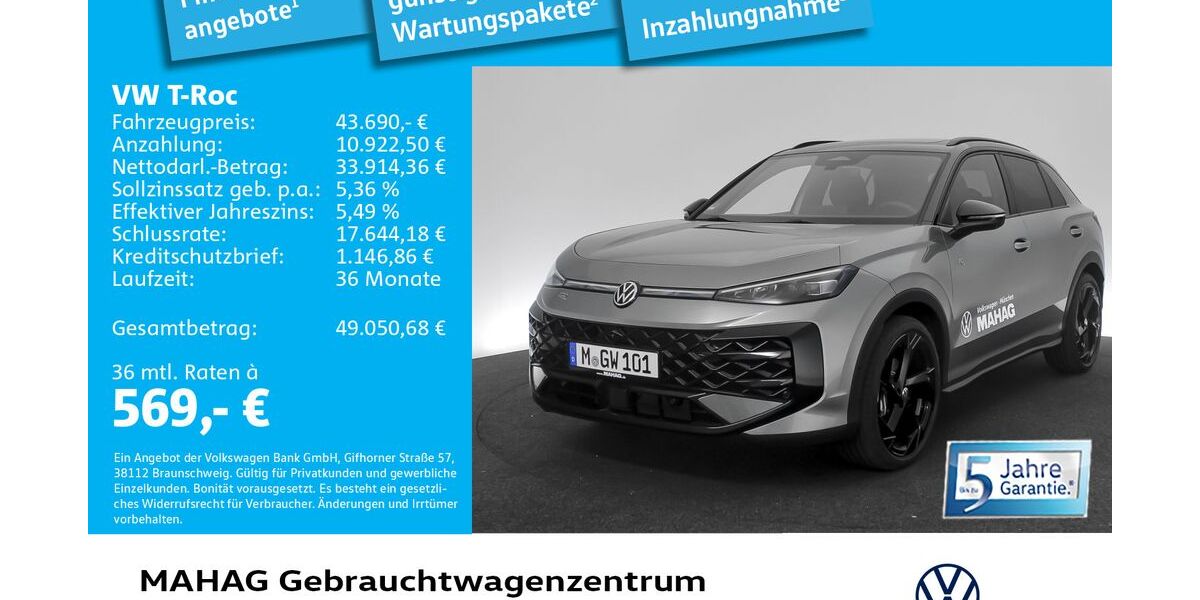 VW T-Roc 3.000 km 41.451 &euro; München 80935