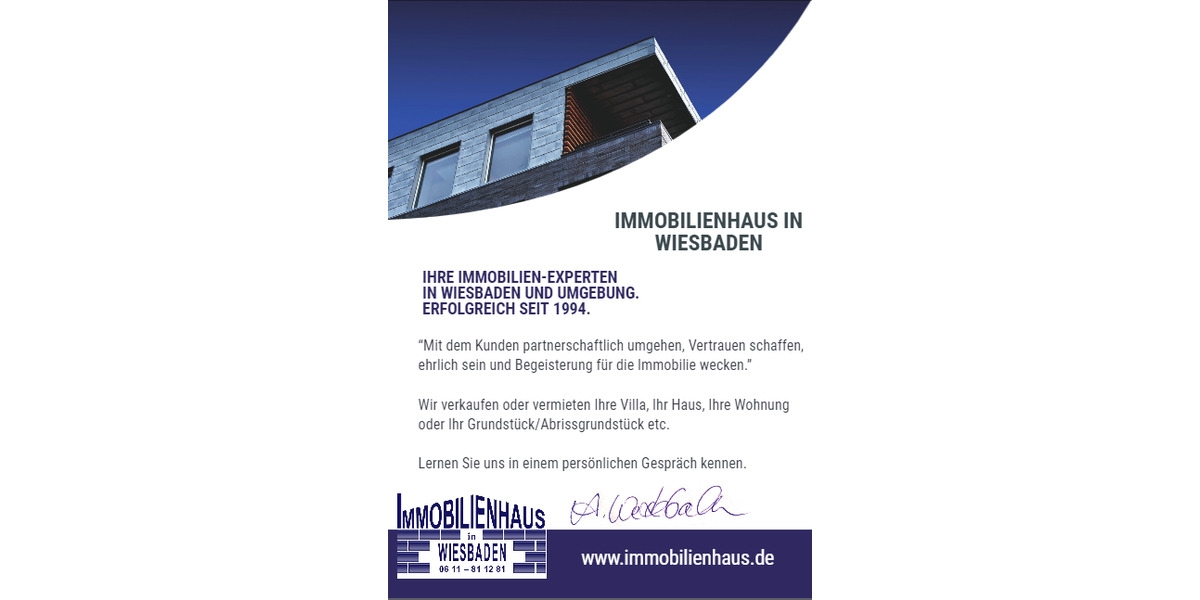 Etagenwohnung Wiesbaden Biebrich - 1 Zimmer, 58 m&sup2;, 205.000&euro; | Angebot:25679957