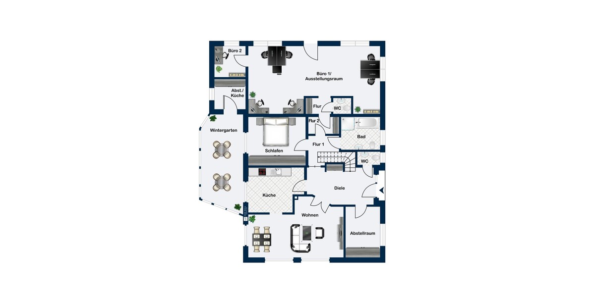 Rarität für Selbstständige! Junge Betriebs- und Wohnimmobilie mit Lagerhalle - Gewerbeobjekt Mettingen Mettingen | Angebot:23088455