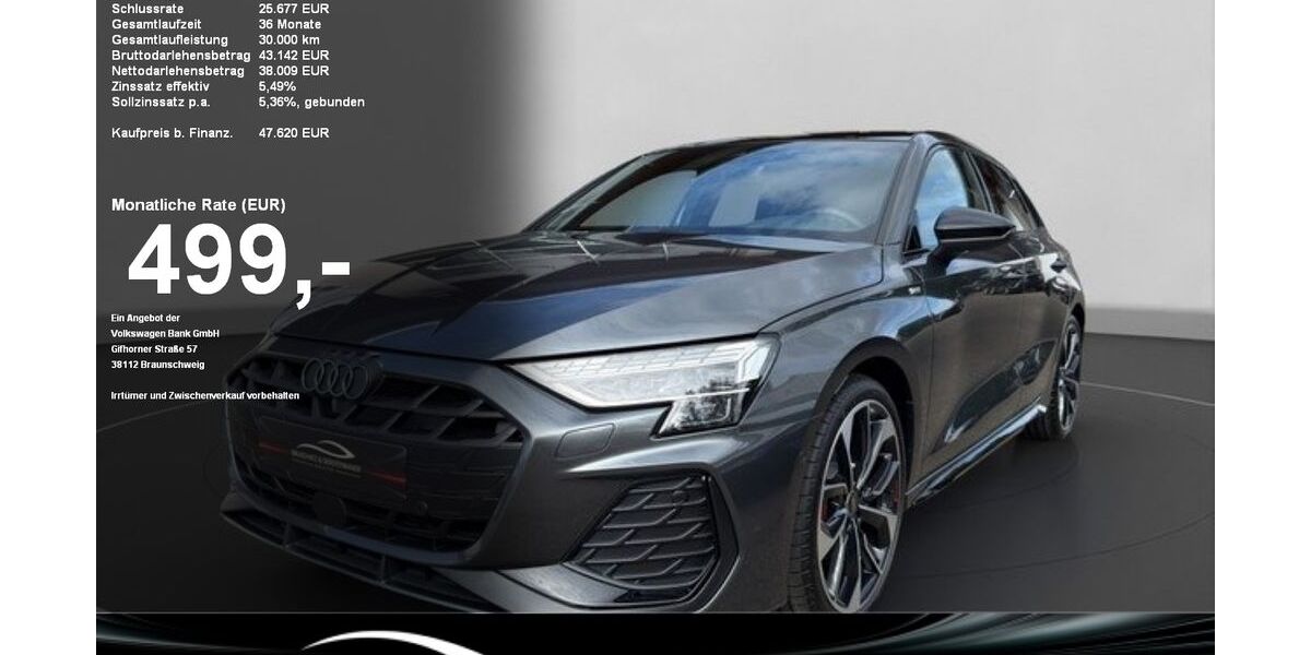 Audi A3 6.900 km 47.620 &euro; Sigmaringen 72488