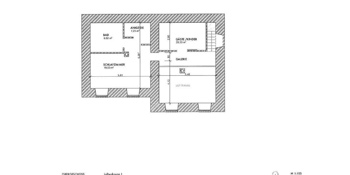 Loft - Studio - Atelier Gmund am Tegernsee - 3.5 Zimmer, 140 m&sup2;, 680.000&euro; | Angebot:24575720