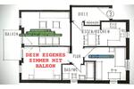 • 65qm mit Balkon in 100qm WG EBK + separater Eingang Top Lage