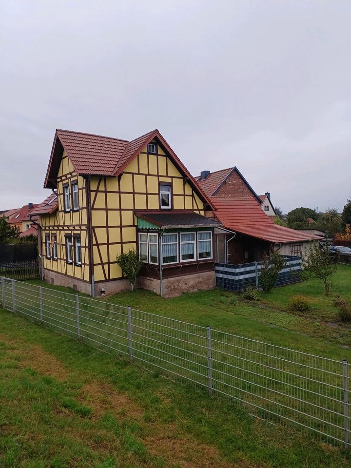 Einfamilienhaus Fachwerkhaus freistehend Niedergebra