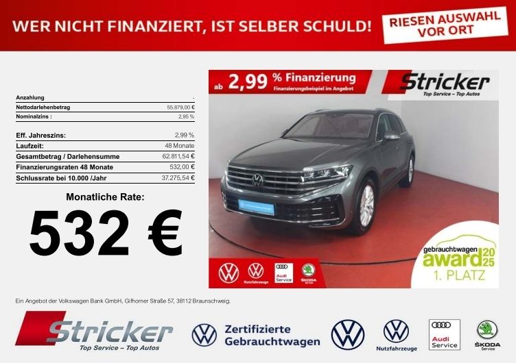 VW Touareg 20.269 km 55.879 € Horn-Bad Meinberg 32805