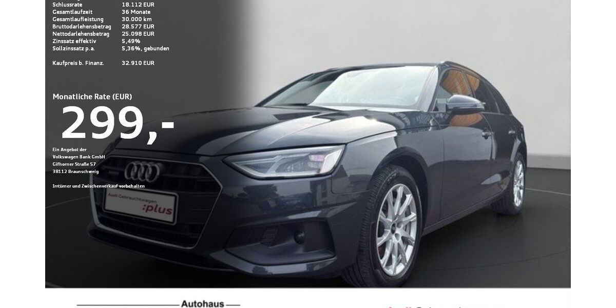 Audi A4 59.394 km 31.810 &euro; Ravensburg 88214