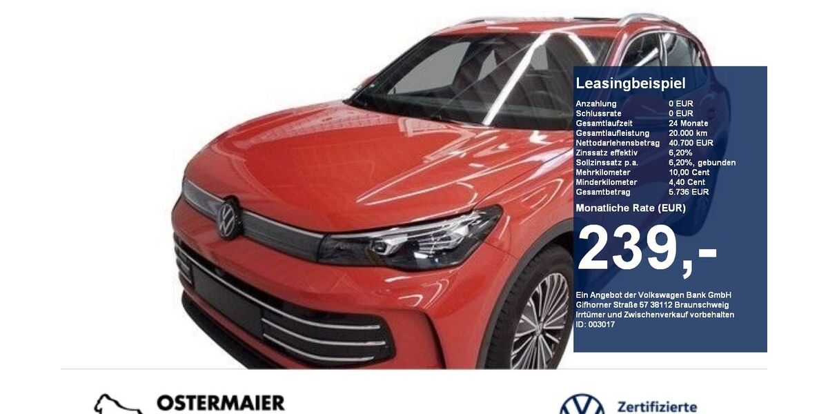 VW Tiguan 10.570 km 40.700 &euro; Mühldorf am Inn 84453