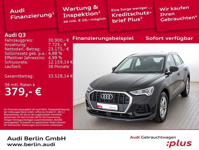 Audi Q3 21.300 km 30.900 € Berlin 12489