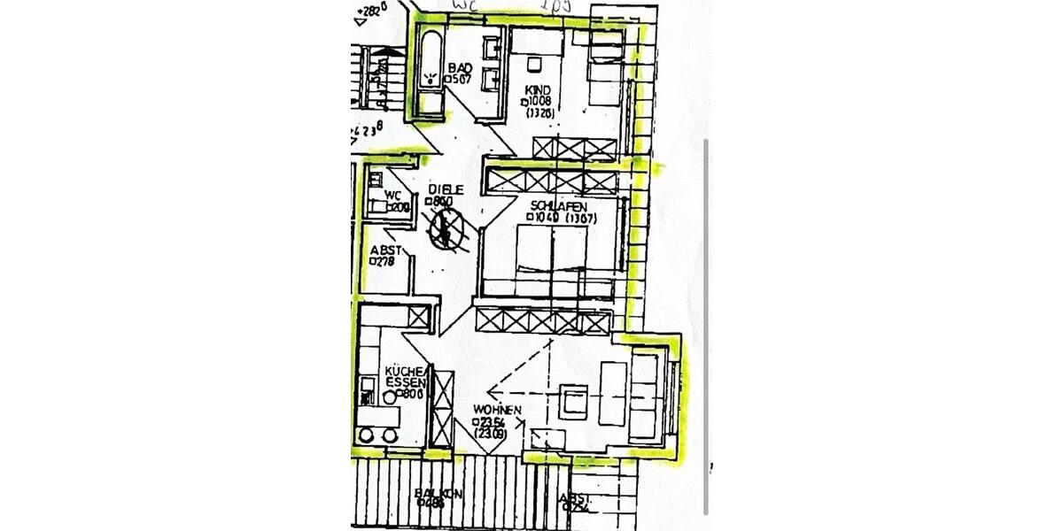Etagenwohnung Salzweg - 3 Zimmer, 80 m&sup2;, 720&euro; | Angebot:26214615