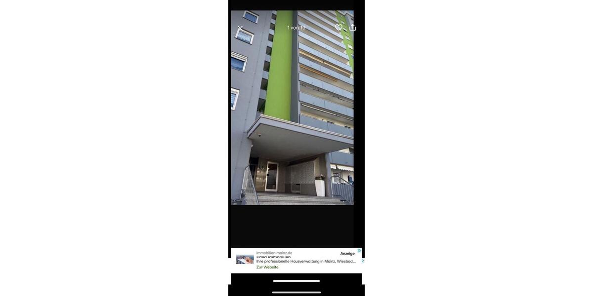 Etagenwohnung Limburgerhof - 1.5 Zimmer, 50 m&sup2;, 120.000&euro; | Angebot:26041695