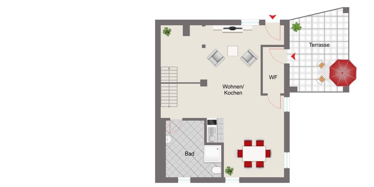 Wohnen im Grünen - Etagenwohnung Gronau Eitzum | Angebot:26195862