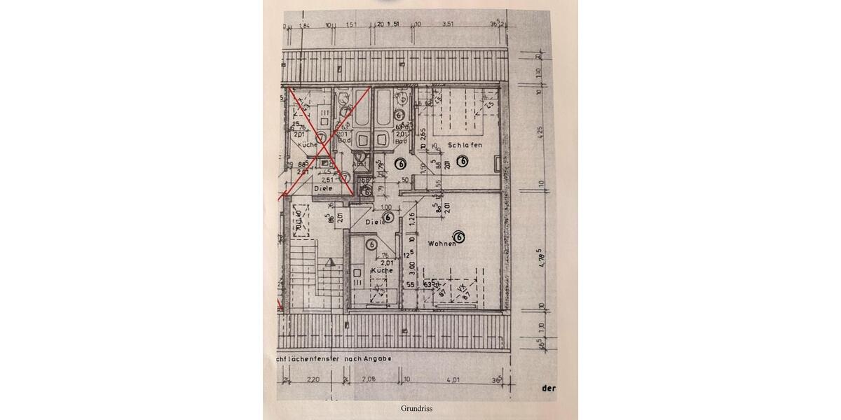 Dachgeschoßwohnung Neuss Furth-Mitte - 2 Zimmer, 42 m&sup2;, 169.000&euro; | Angebot:26111944