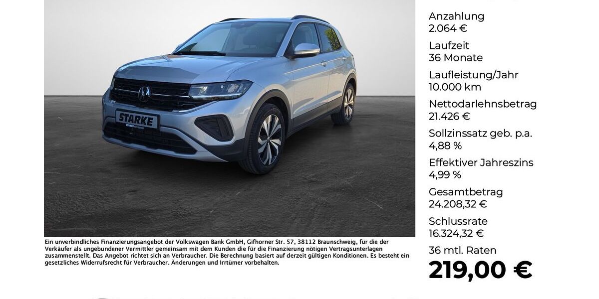 VW T-Cross 6.267 km 23.490 &euro; Wallenhorst 49134