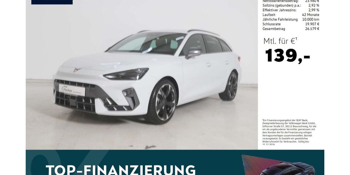 Cupra Leon 9.532 km 29.980 &euro; Amberg 92224
