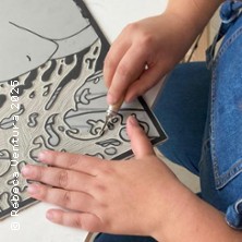 Lino Café - Linolschnitt mit Künstlerin Rebeca Ventura 14.04.2026 Kunstraum Heartspace