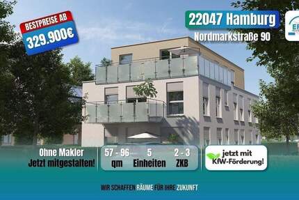 Wohnung Hamburg Tonndorf - 2 Zimmer, 329.900&euro; | Angebot:26695788