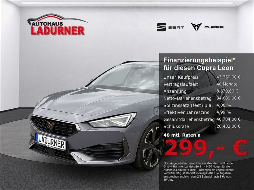 Cupra Leon 21.250 km 43.350 € Tuttlingen 78532