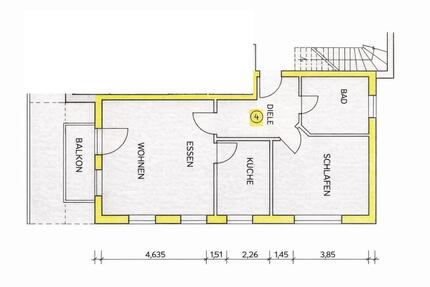 Wohnung Neustadt an der Donau - 2 Zimmer, 58 m&sup2;, 750&euro; | Angebot:25394483