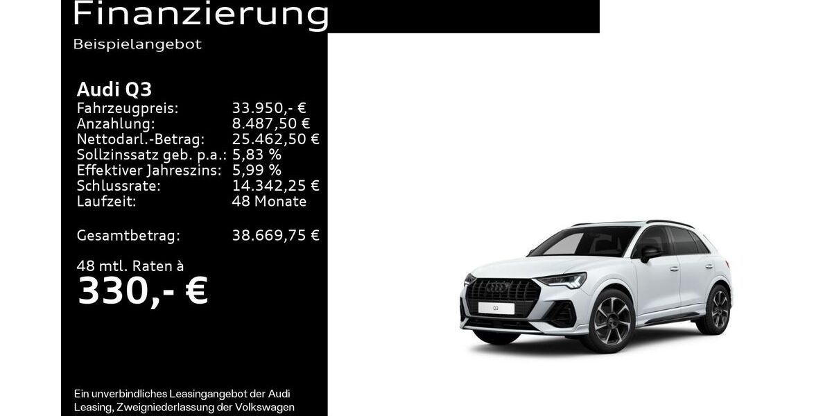 Audi Q3 21.395 km 33.950 &euro; Bad Hersfeld 36251