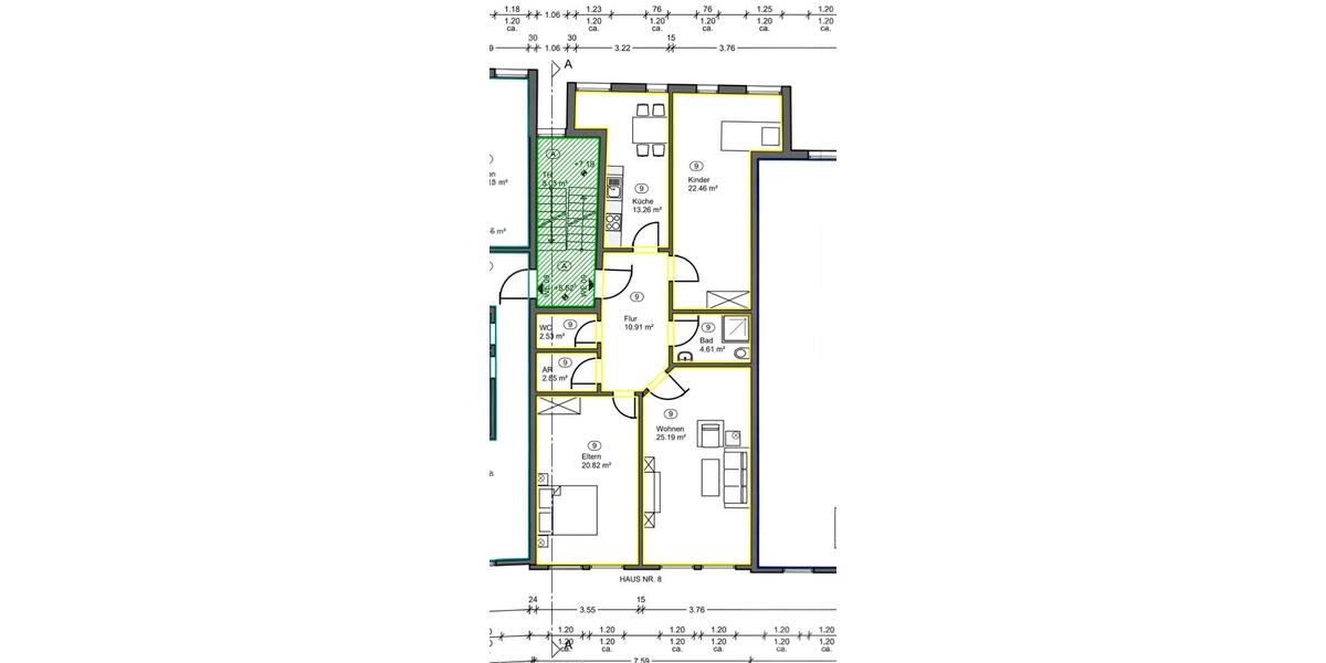 Etagenwohnung Kastellaun - 1 Zimmer, 102 m&sup2;, 178.000&euro; | Angebot:26862429