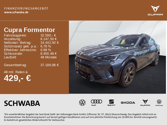 Cupra Formentor 28.300 km 32.590 € Gersthofen 86368
