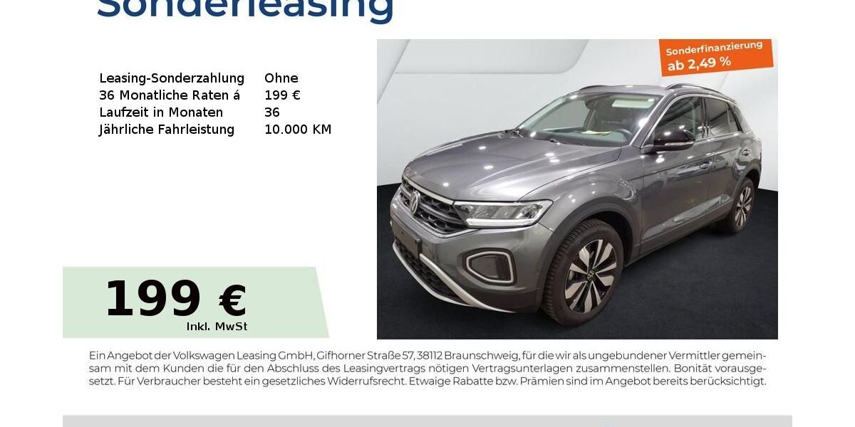 VW T-Roc 25.540 km 22.204 &euro; Höchstadt an der Aisch 91315