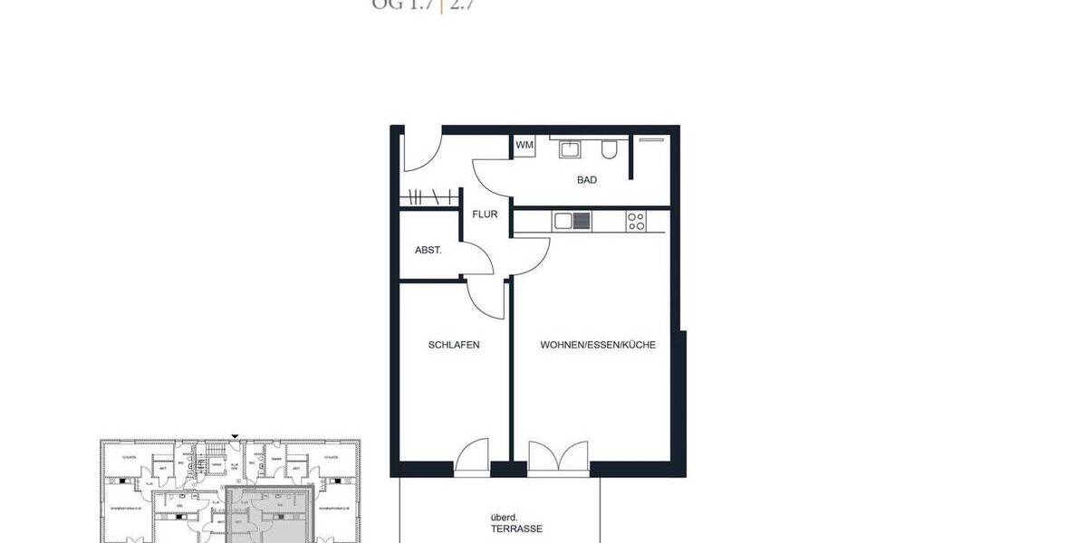 Etagenwohnung Fredenbeck - 2 Zimmer, 69 m&sup2;, 299.500&euro; | Angebot:25741882