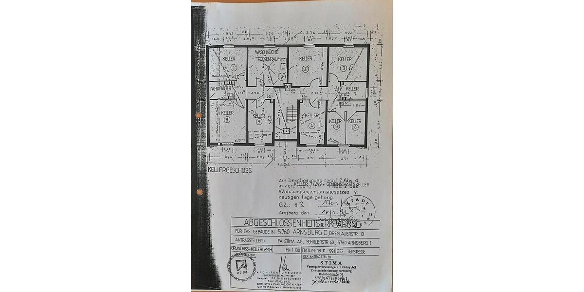 Etagenwohnung Sundern (Sauerland) - 3 Zimmer, 61 m&sup2;, 350&euro; | Angebot:26316634