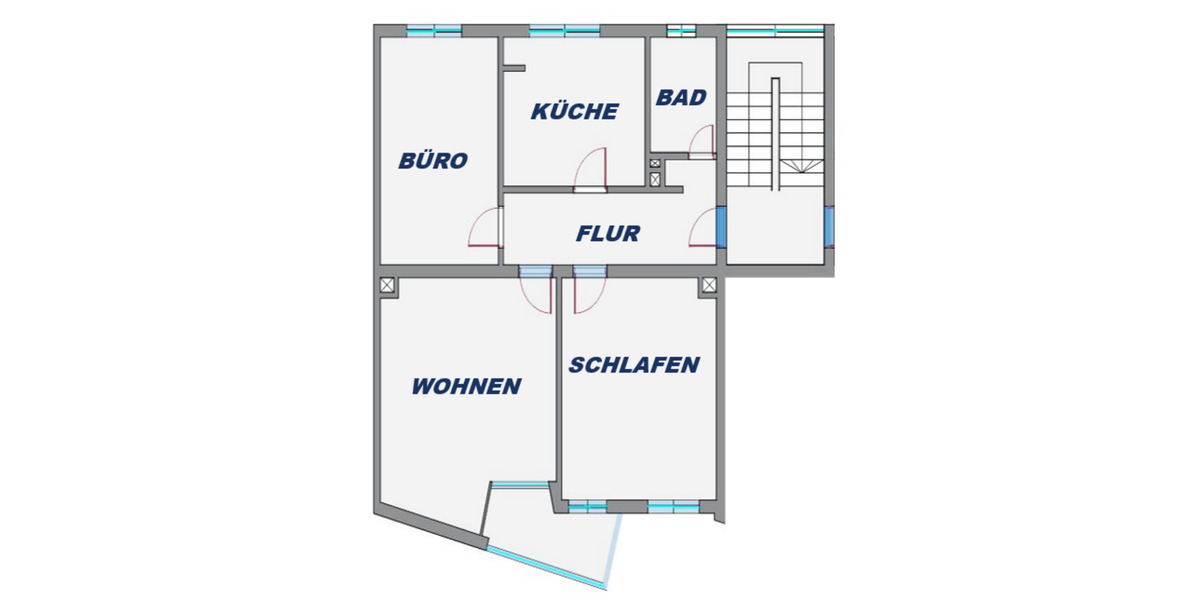 Etagenwohnung Dannstadt-Schauernheim Schauernheim - 3 Zimmer, 64 m&sup2;, 810&euro; | Angebot:25382139