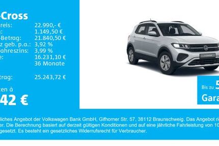 VW T-Cross 6.438 km 22.770 &euro; Gersthofen 86368