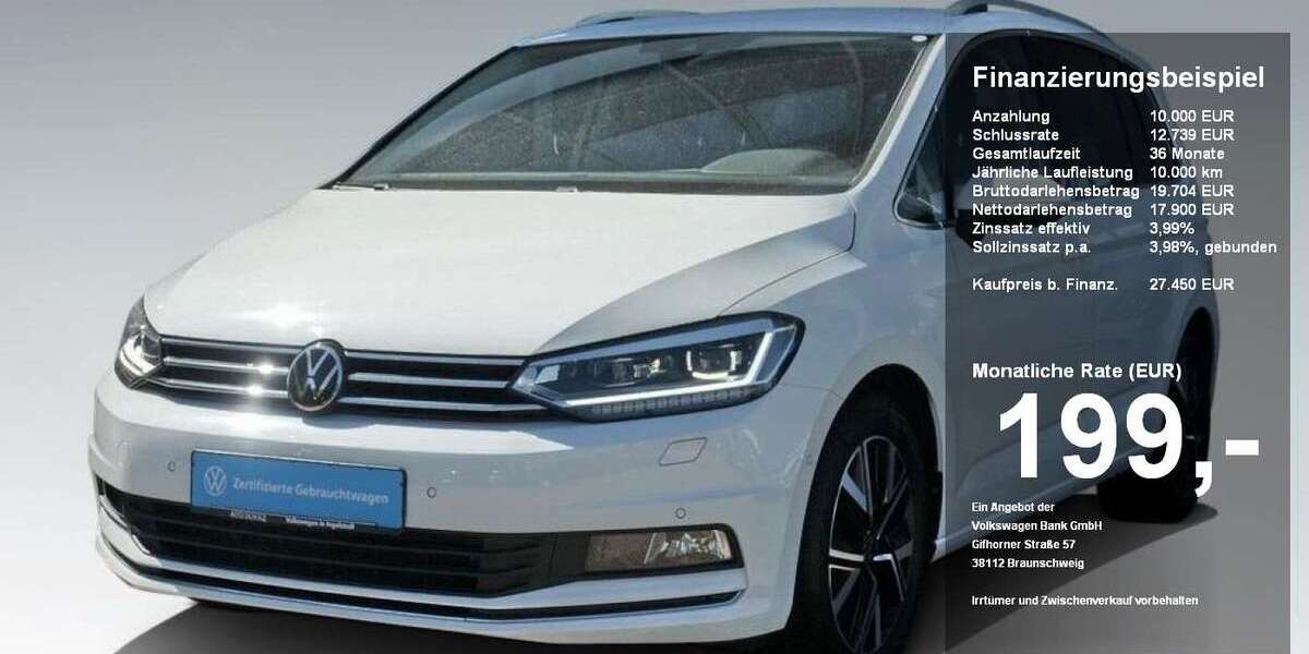 VW Touran 57.360 km 26.950 &euro; Ingolstadt 85053