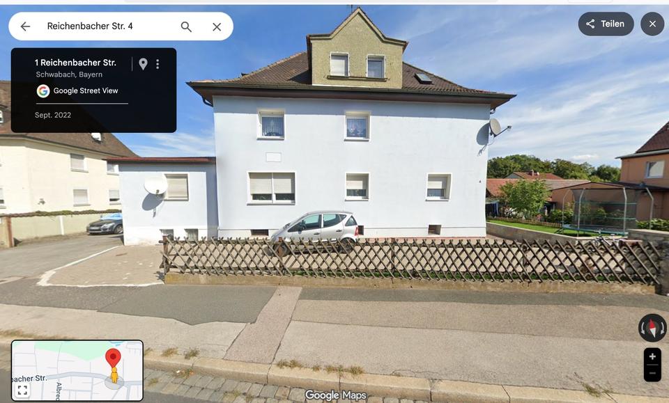 Dachgeschoßwohnung Schwabach - 2 Zimmer, 72 m&sup2;, 186.000&euro; | Angebot:26164713