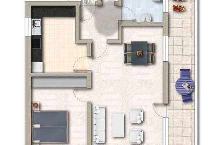 Wohnung Saarwellingen - 2 Zimmer, 70 m&sup2;, 168.000&euro; | Angebot:25106846