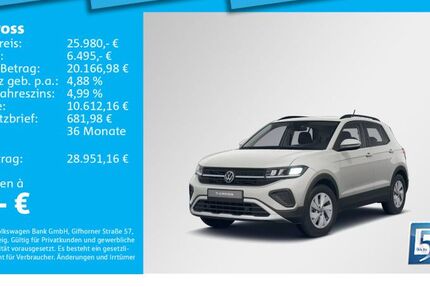 VW T-Cross 11.702 km 25.980 &euro; München 80687
