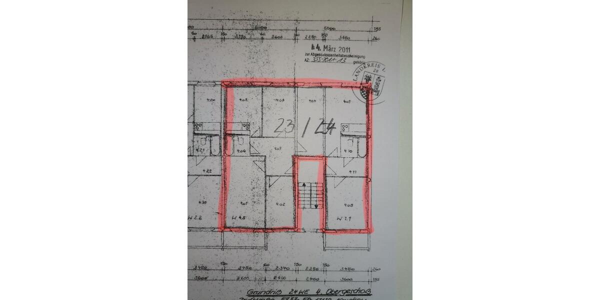 Etagenwohnung Tutow - 6 Zimmer, 124 m&sup2;, 650&euro; | Angebot:26084804