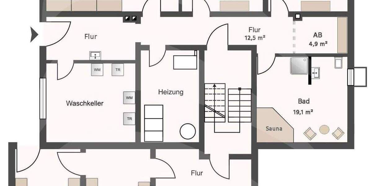 Etagenwohnung Altdorf Pfettrach - 5 Zimmer, 200 m&sup2;, 539.800&euro; | Angebot:25730938