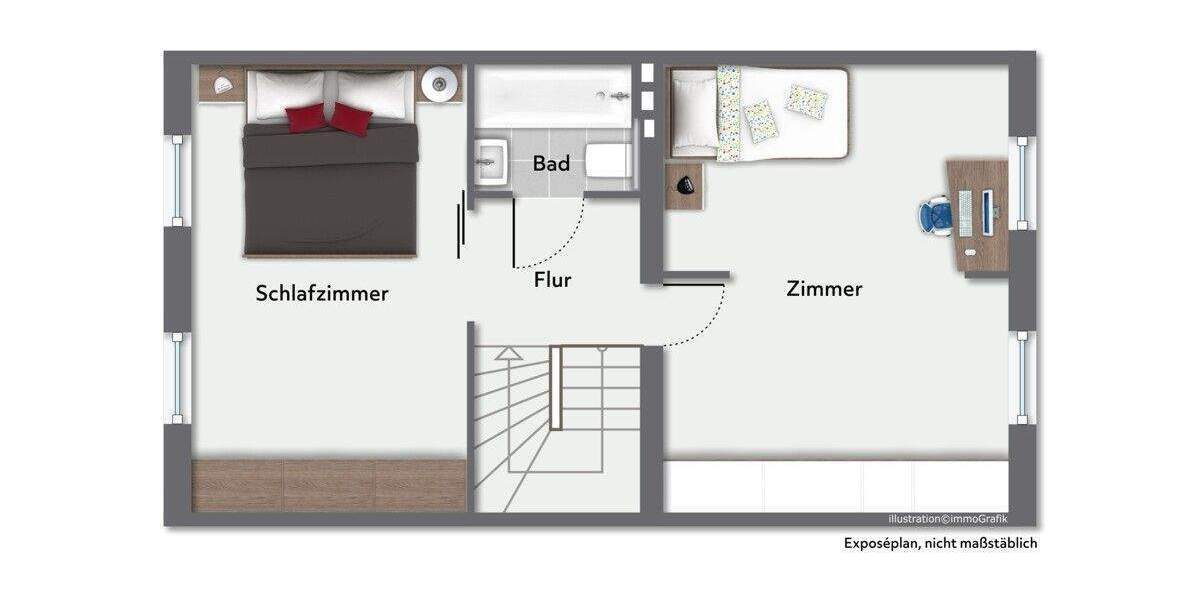 Reihenendhaus Hamburg Bramfeld - 3 Zimmer, 80 m&sup2;, 398.000&euro; | Angebot:25630933