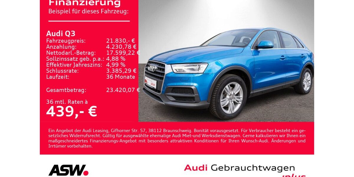 Audi Q3 59.300 km 19.460 &euro; Heilbronn 74074