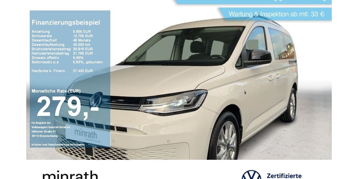 VW Caddy Maxi 51.886 km 26.290 &euro; Moers 47441