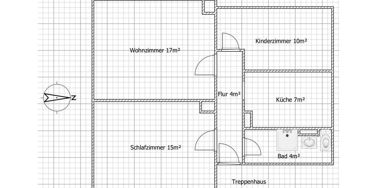 Etagenwohnung Wildenfels - 3 Zimmer, 60 m&sup2;, 39.500&euro; | Angebot:27427225